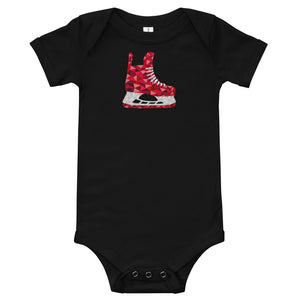 Red Skate Baby One Piece Shirt