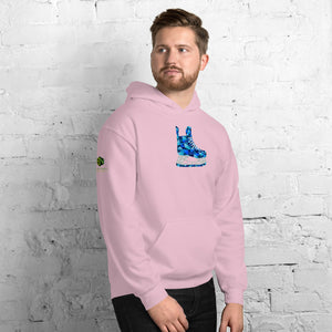 Blue Skate Unisex Hoodie