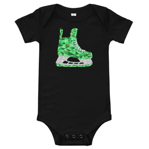 Green Skate Baby One Piece Shirt