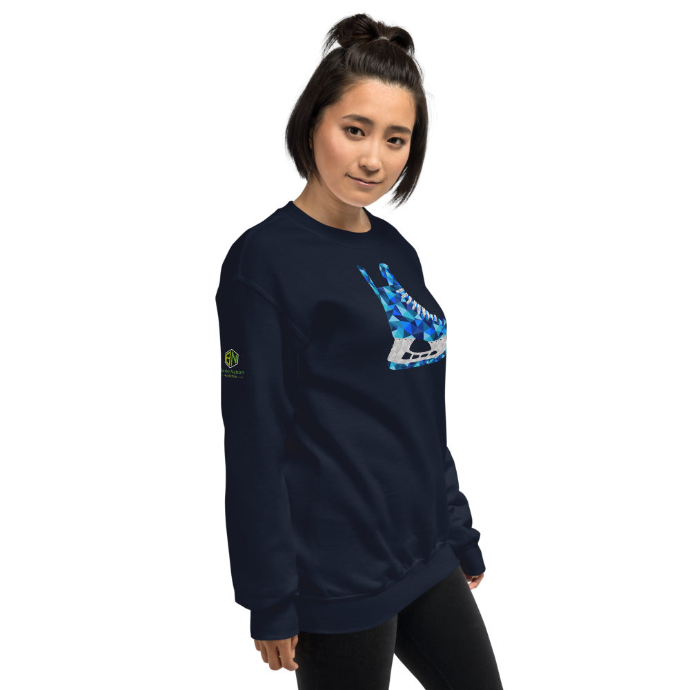 Blue Skate Unisex Sweatshirt