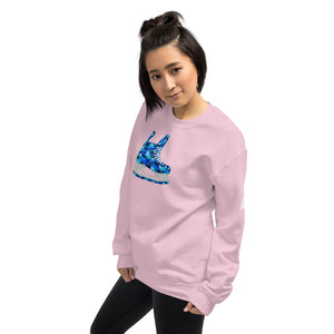 Blue Skate Unisex Sweatshirt