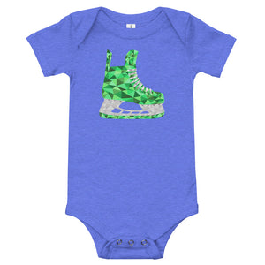 Green Skate Baby One Piece Shirt