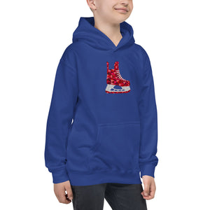 Red Skates Kids Hoodie