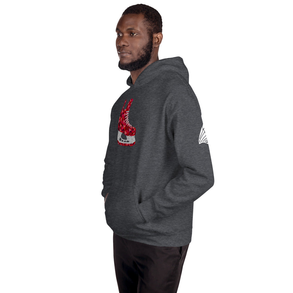 Red Skate Unisex Hoodie