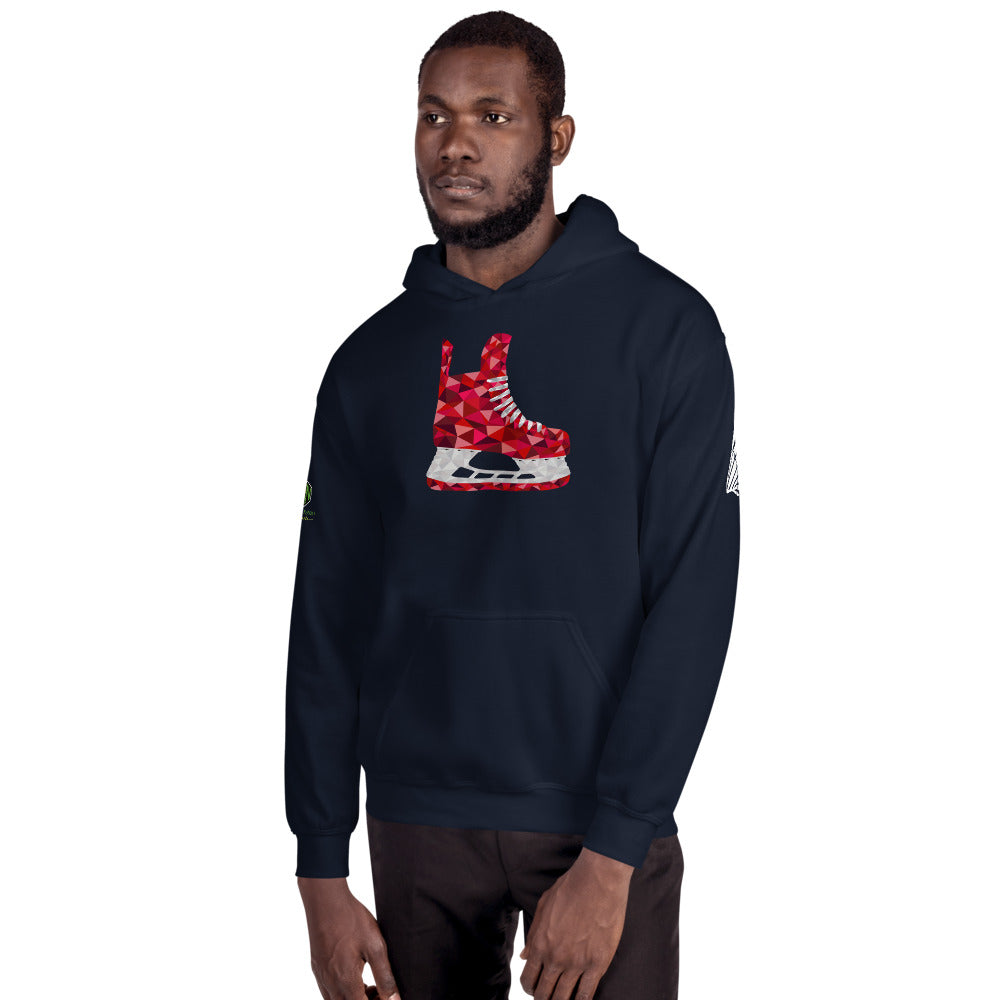 Red Skate Unisex Hoodie