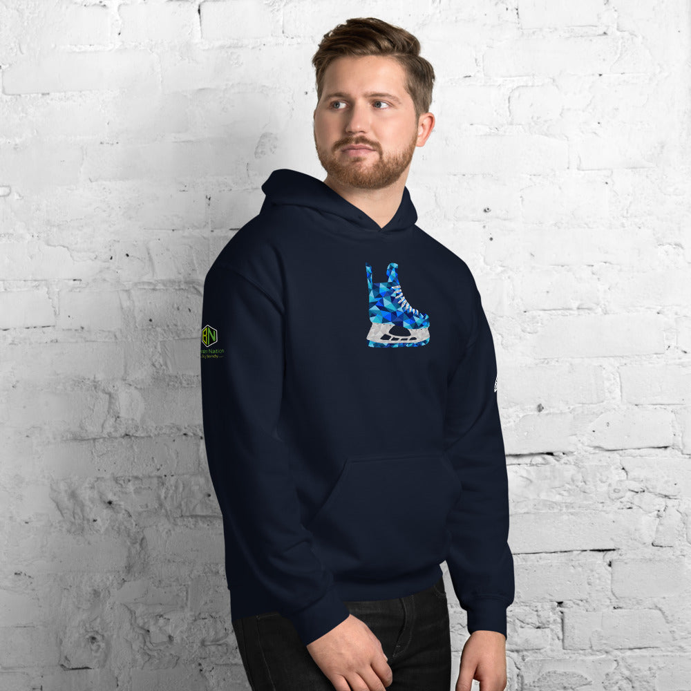 Blue Skate Unisex Hoodie