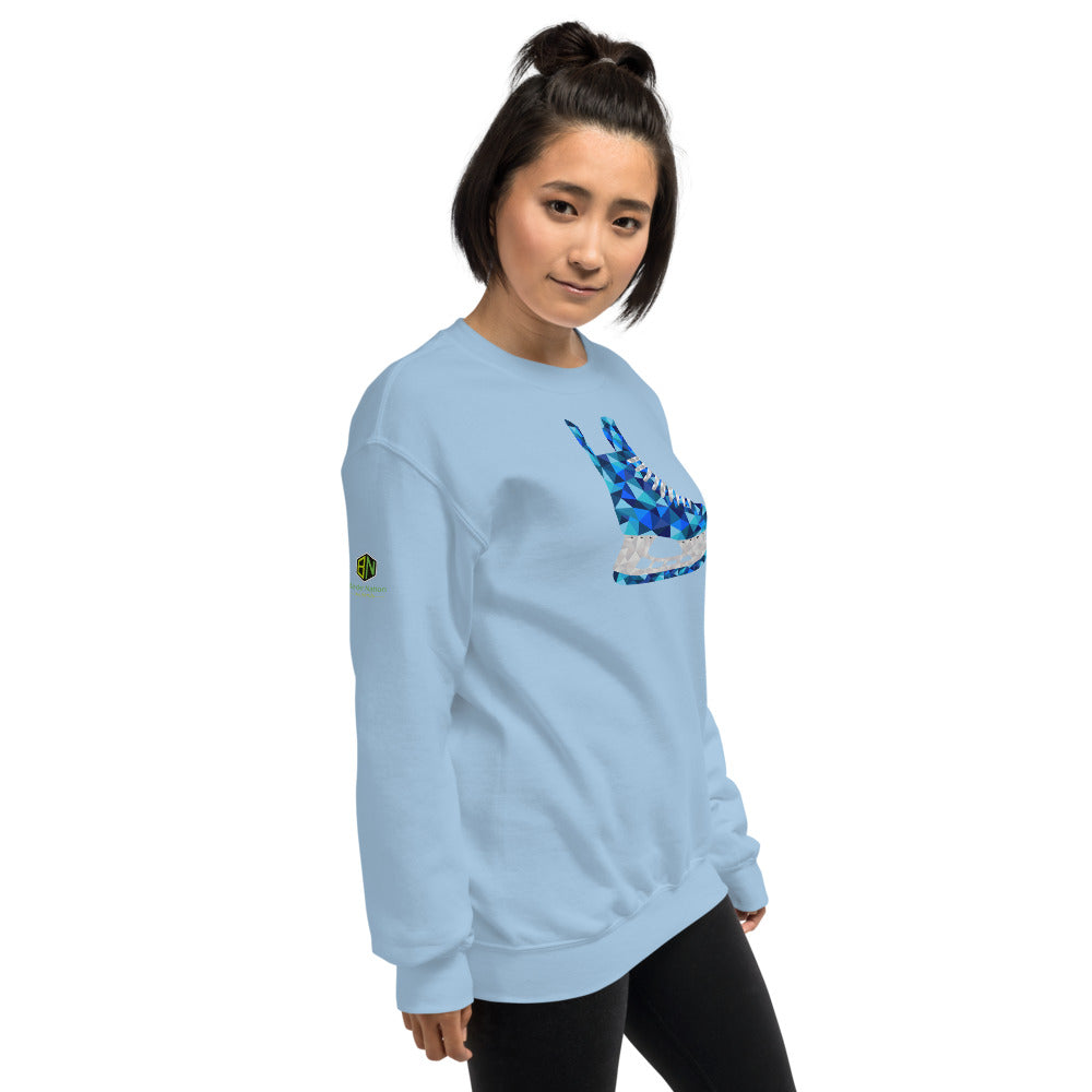 Blue Skate Unisex Sweatshirt