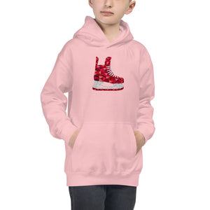 Red Skates Kids Hoodie