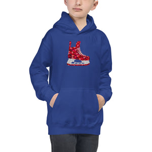 Red Skates Kids Hoodie