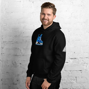 Blue Skate Unisex Hoodie