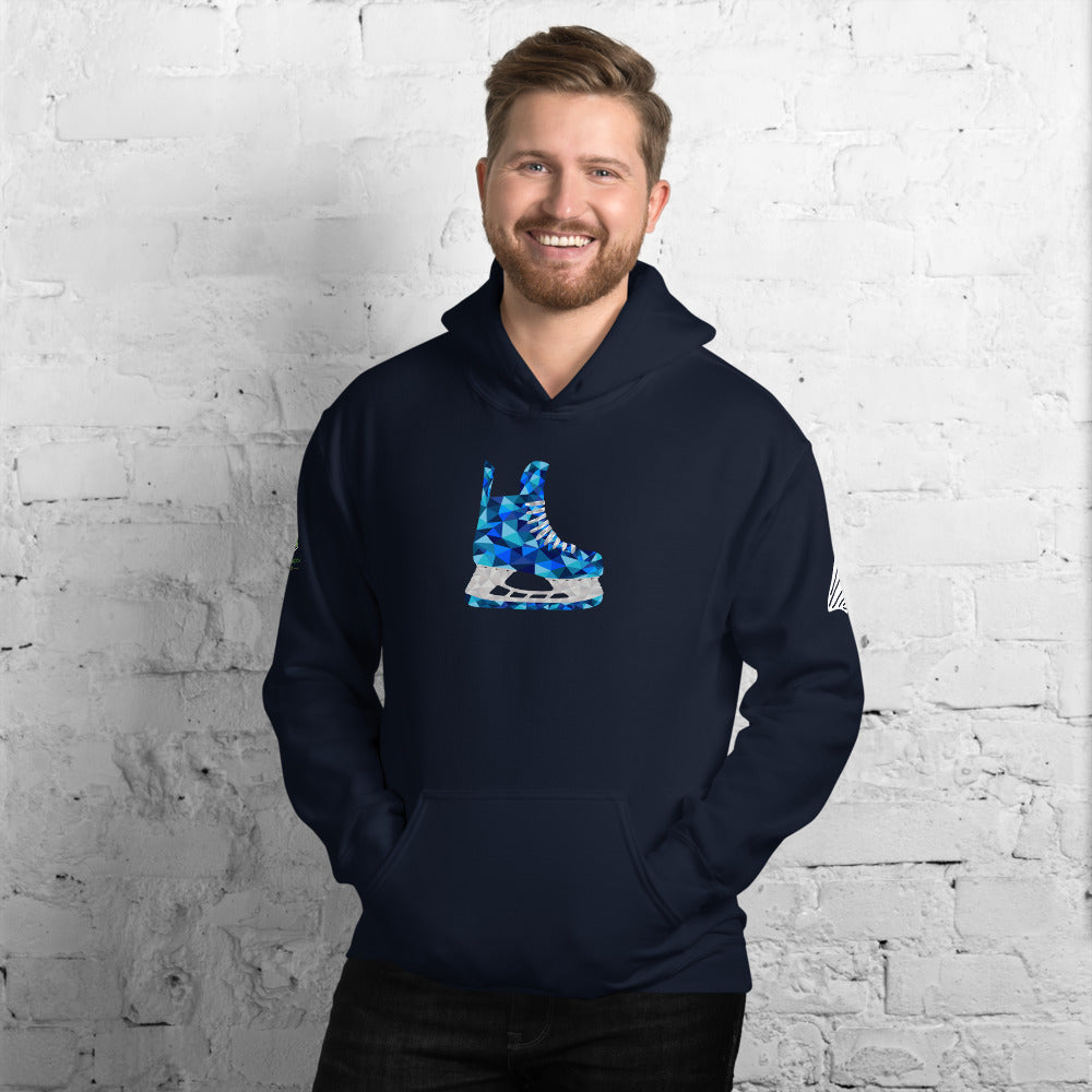 Blue Skate Unisex Hoodie