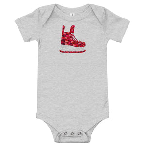 Red Skate Baby One Piece Shirt