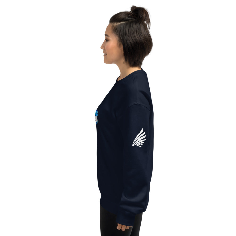 Blue Skate Unisex Sweatshirt