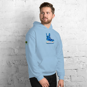 Blue Skate Unisex Hoodie