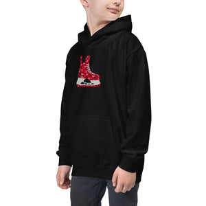 Red Skates Kids Hoodie