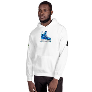 Blue Skate Unisex Hoodie