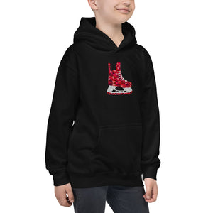 Red Skates Kids Hoodie